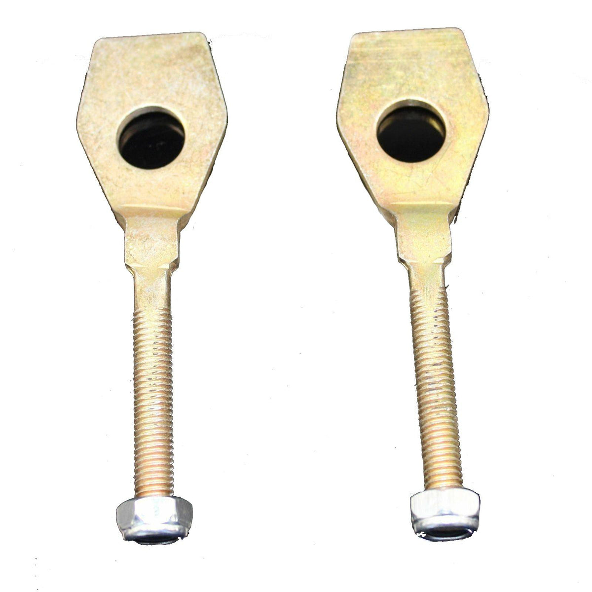2x New ATV Chain Adjuster Tensioner (8mm thread, 113mm long) for 15mm axles - TDRMOTO