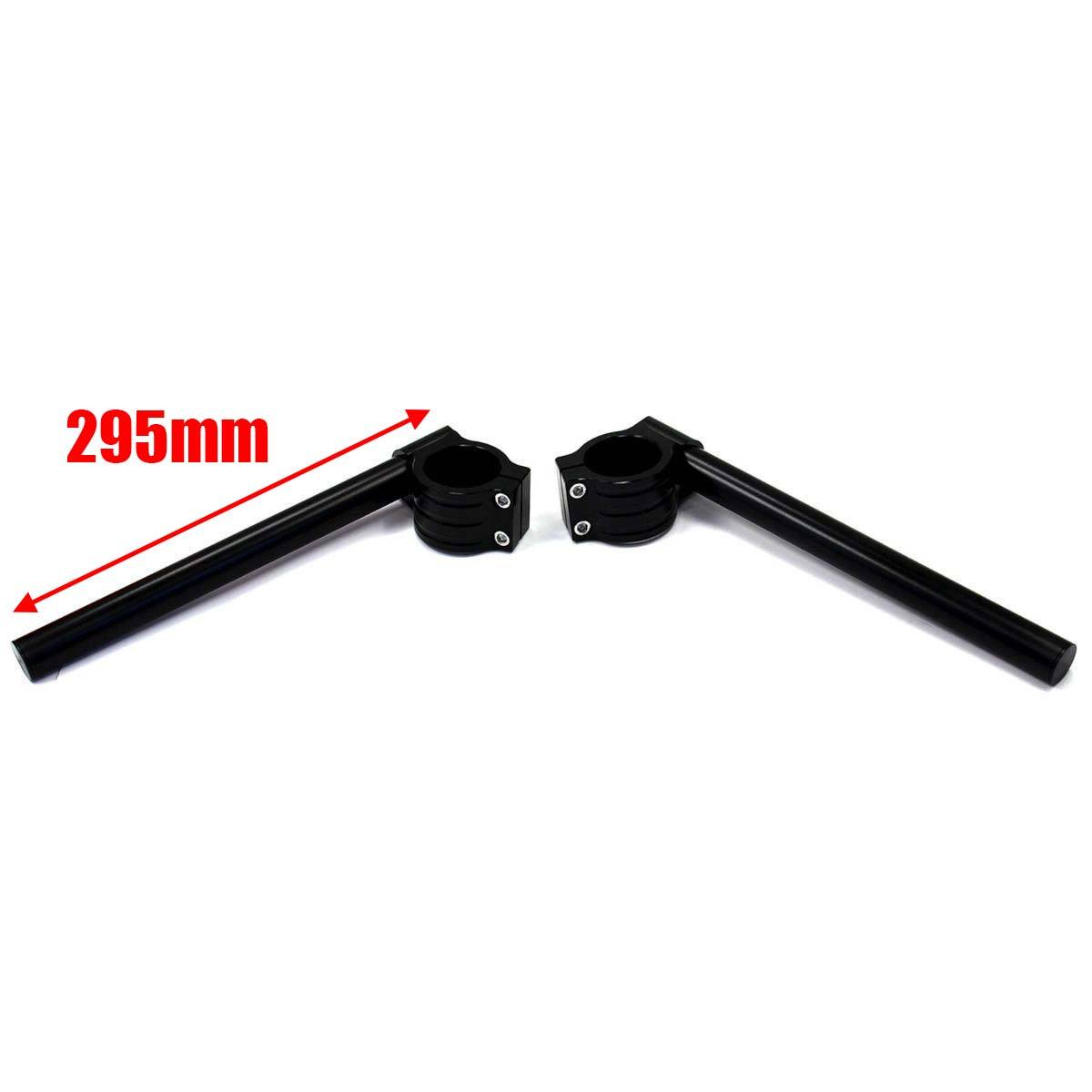 35mm Black CNC Clip On Handle bars HANDLEBAR for Yamaha XT-200 J/K/KC 82-83 - TDRMOTO