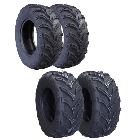 2pcs 25x8-12" & 2pcs 25x10-12" Tyres 6ply For Off Road Quad ATV Farm Dirt Bike - TDRMOTO