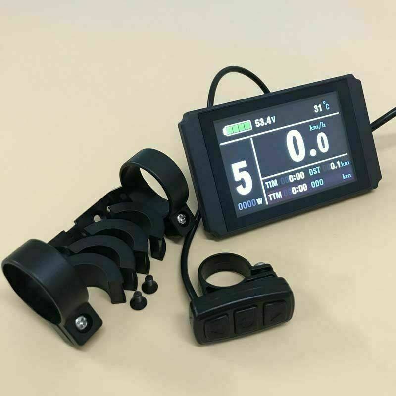 48V 500W KT Controller 22A Extra Long Cable & KT LCD8 Display For Rear Hub Brushless Motor eBike Kit - TDRMOTO