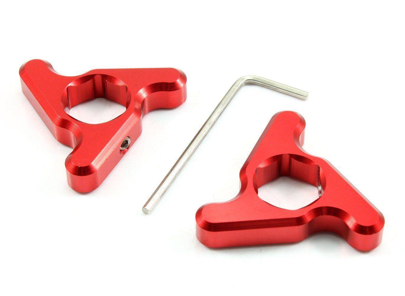 2pcs 19mm Motorcycle CNC Fork Preload Adjusters For Suzuki Kawasaki Honda - TDRMOTO