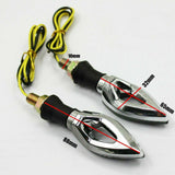 4x Mini LED Indicators Motorcycle Motorbike LED Blinkers For Yamaha Honda Suzuki - TDRMOTO