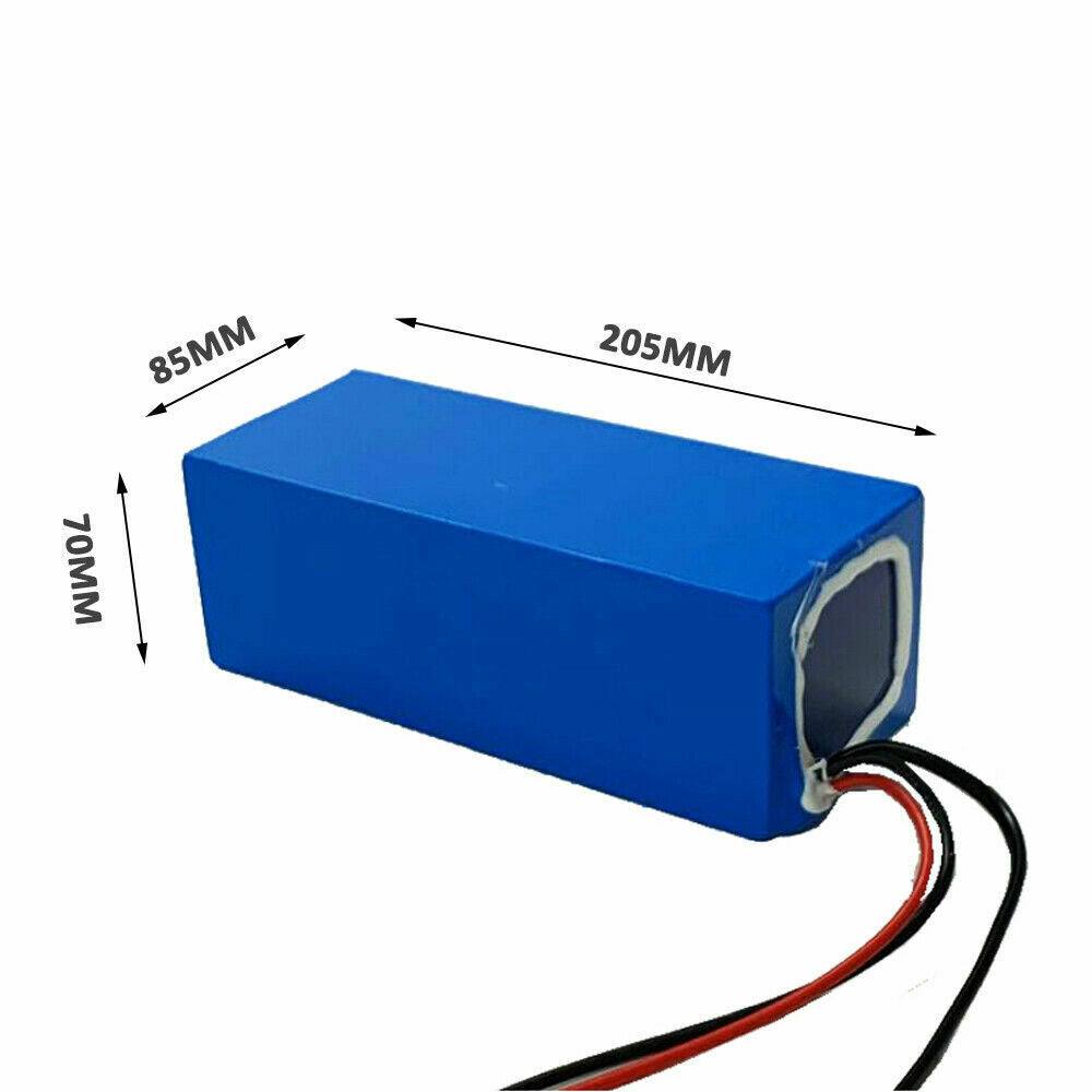 36V 10Ah Li-ion Rectangle Rechargeable Battery Pack for Electric Bike Scooter - TDRMOTO