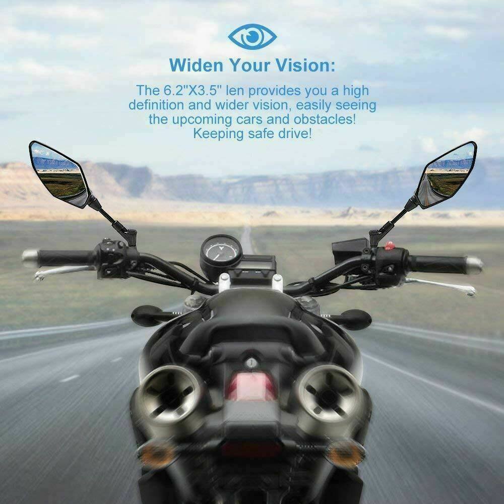 New Rearview Mirror YAMAHA MT-07/FZ-07/MT-09/FZ-09/FJ-09/MT-10/FZ-10 FZ7 FZ9 - TDRMOTO