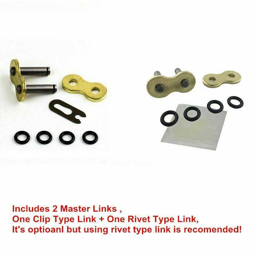 Motorcycle 525 120L O-Ring Chain Suzuki GSX-R 400/600/750 DL DR SV 650 ATV Dirt - TDRMOTO
