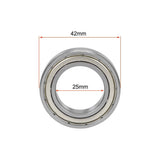6905Z Bearing Steel Metal Deep Groove Ball Bearings Sealed 42mm x 25mm x 9mm - TDRMOTO