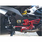Black Rearset Foot pegs Rear Set For Suzuki GSXR 1000 2007-2008 K7 K8 - TDRMOTO