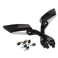 8mm 10mm Black Universal Fit Motorcycle Rear View Mirrors For Honda Yamaha Suzuki Kawasaki Hyosung - TDRMOTO
