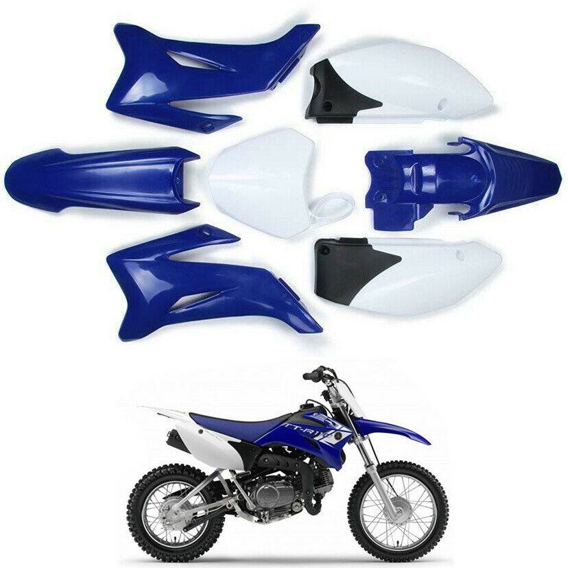 Blue Plastics Fender Kit For Yamaha TTR110 Style Dirt Bikes - TDRMOTO