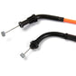 Pair of Black/Yellow/Orange Throttle Cable for Honda CB1300 2003-2016 - TDRMOTO