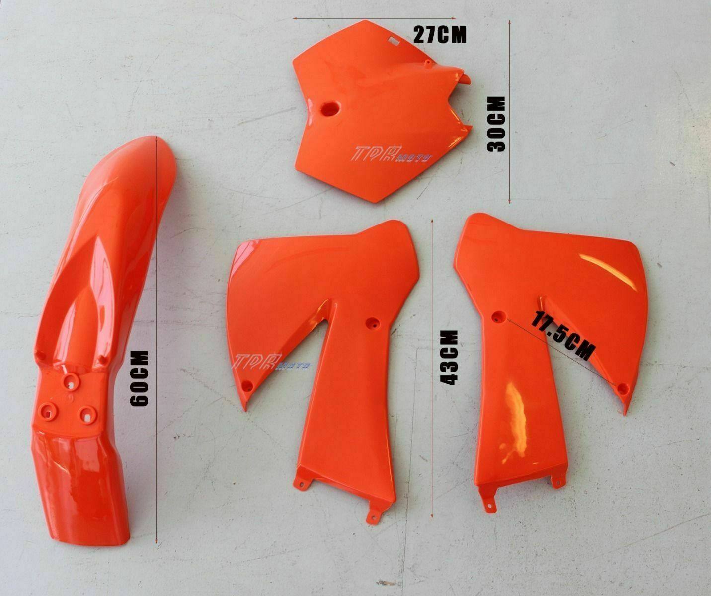 For Chinese Style Pit/Dirt Bike KTM250 Plastics Fender Fairing Body Cover -ORG - TDRMOTO