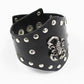 Scorpion Studs Belt Gothic Punk Rock Cool Men's Leather Bracelet Cuff Wristband - TDRMOTO