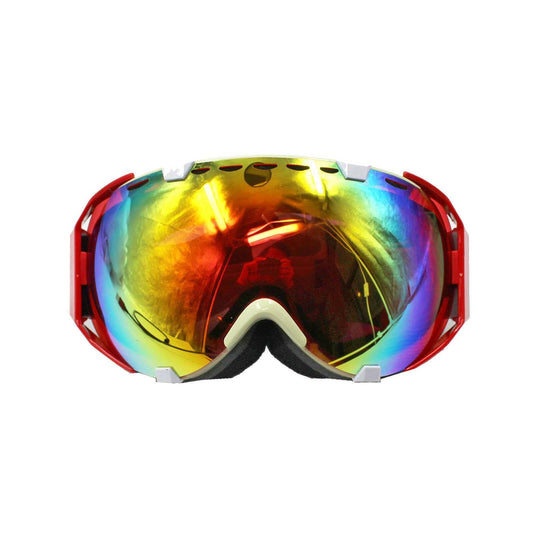 Red Double Lens Anti Fog Snow Goggle for Adult Unisex - TDRMOTO