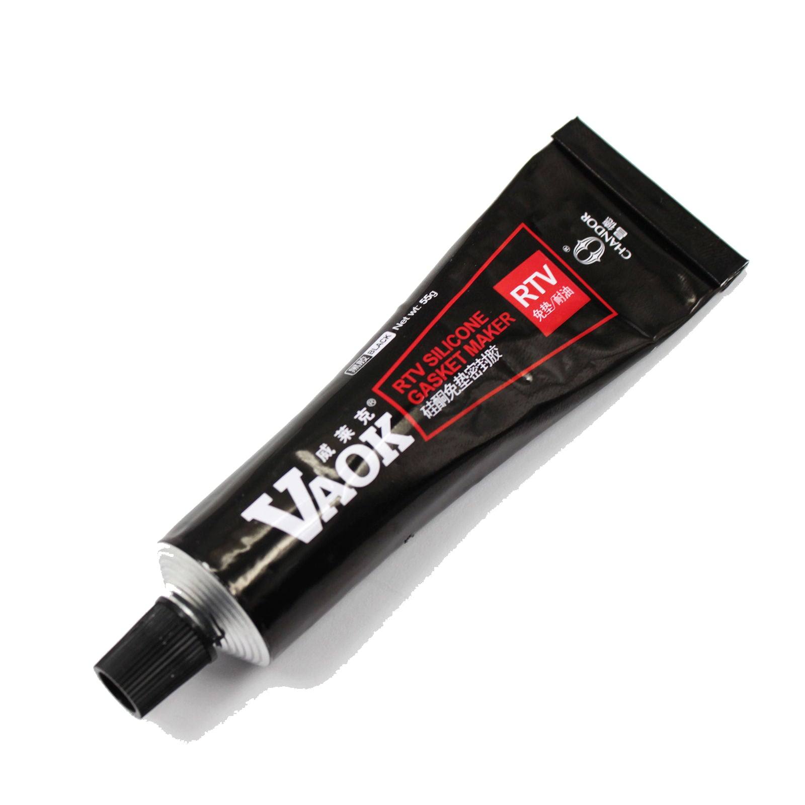 Black RTV Silicone Gasket Maker Sealant Silicon Oil Pump Sump 55G - TDRMOTO