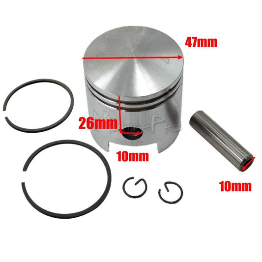 49cc 66cc 80cc 2 Stroke Motorised Motorized Push Bike Bicycle Piston + Ring Kit - TDRMOTO