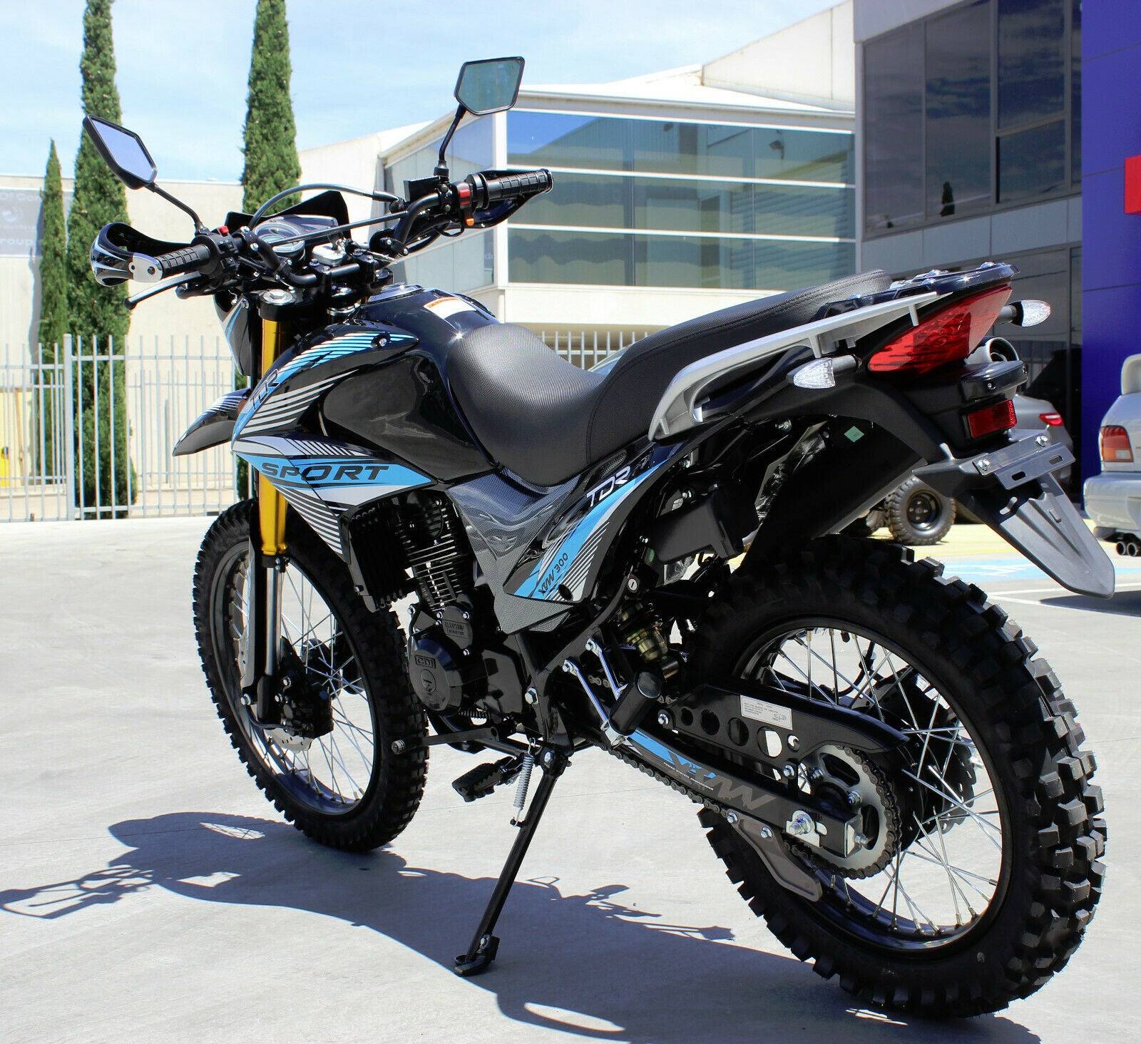 TDR Blue XVW300 300cc Off Road Dirt Bike - TDRMOTO