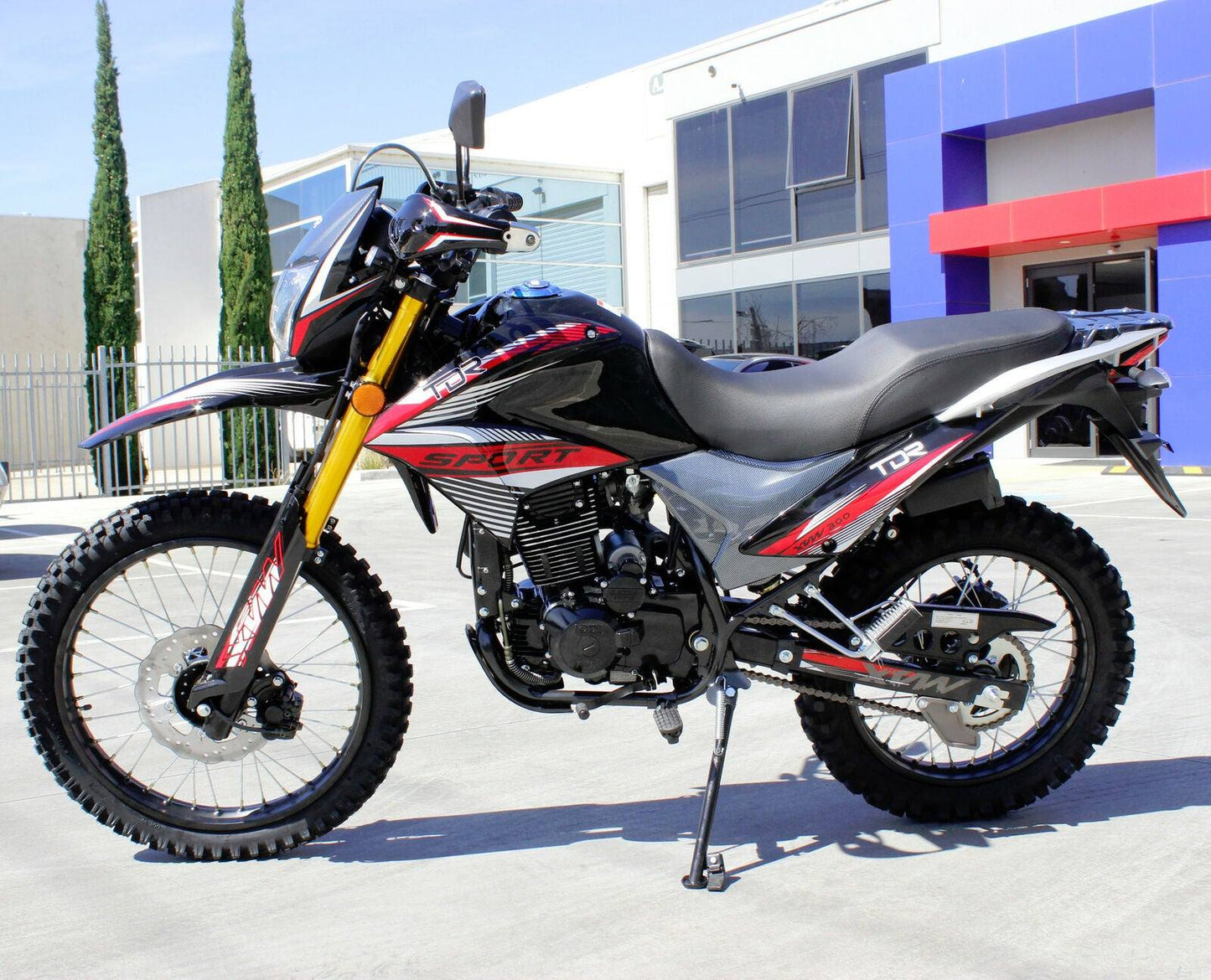 TDR Red XVW300 300cc Off Road Dirt Bike - TDRMOTO