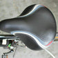 Unisex Large Bum Bike Bicycle Cycling Sprung Seat Saddle with Seat Post Pillar - TDRMOTO