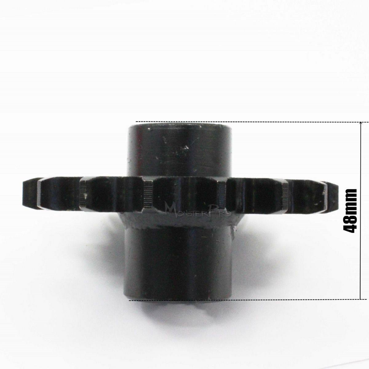19 Teeth 428 Long Front Chain Sprocket Cog Gy6 150cc Quad Dirt Bike ATV Buggy - TDRMOTO
