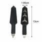 4X Motorcycle LED Turn Signal Indicators Flowing Water Light Amber Blinker Lamp - TDRMOTO