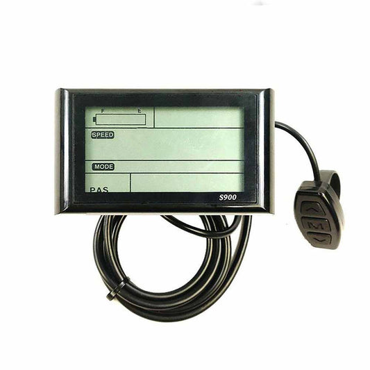 S900 Waterproof LCD Display For 36V Electric Bike eBike Control Panel Speedometer Odometer - TDRMOTO
