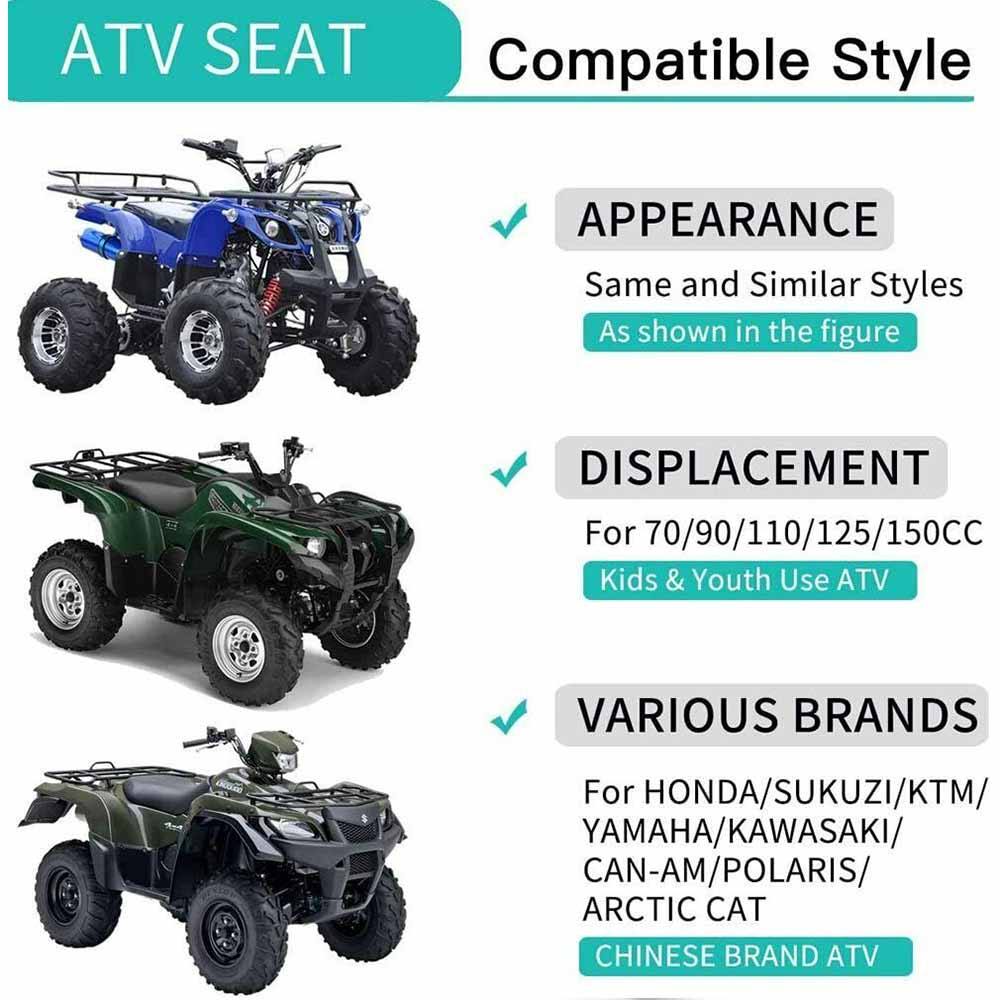 Motorcycle Replacement Seat For Chinese Go Kart Mini Bull Quad Motorcross ATV - TDRMOTO