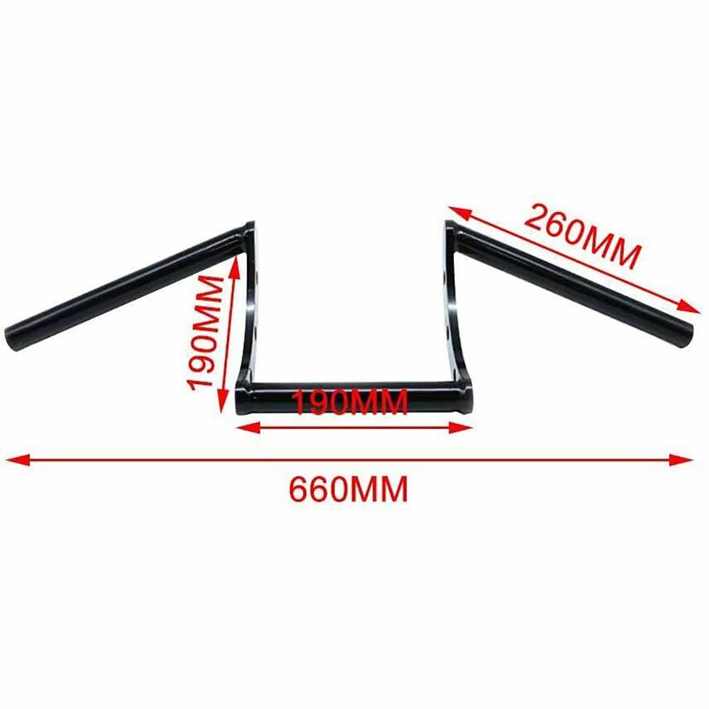 1"/25mm Motorcycle Handlebar Z Bar Drag Bar For Honda, Suzuki, Kawasaki, Harley Davidson - TDRMOTO