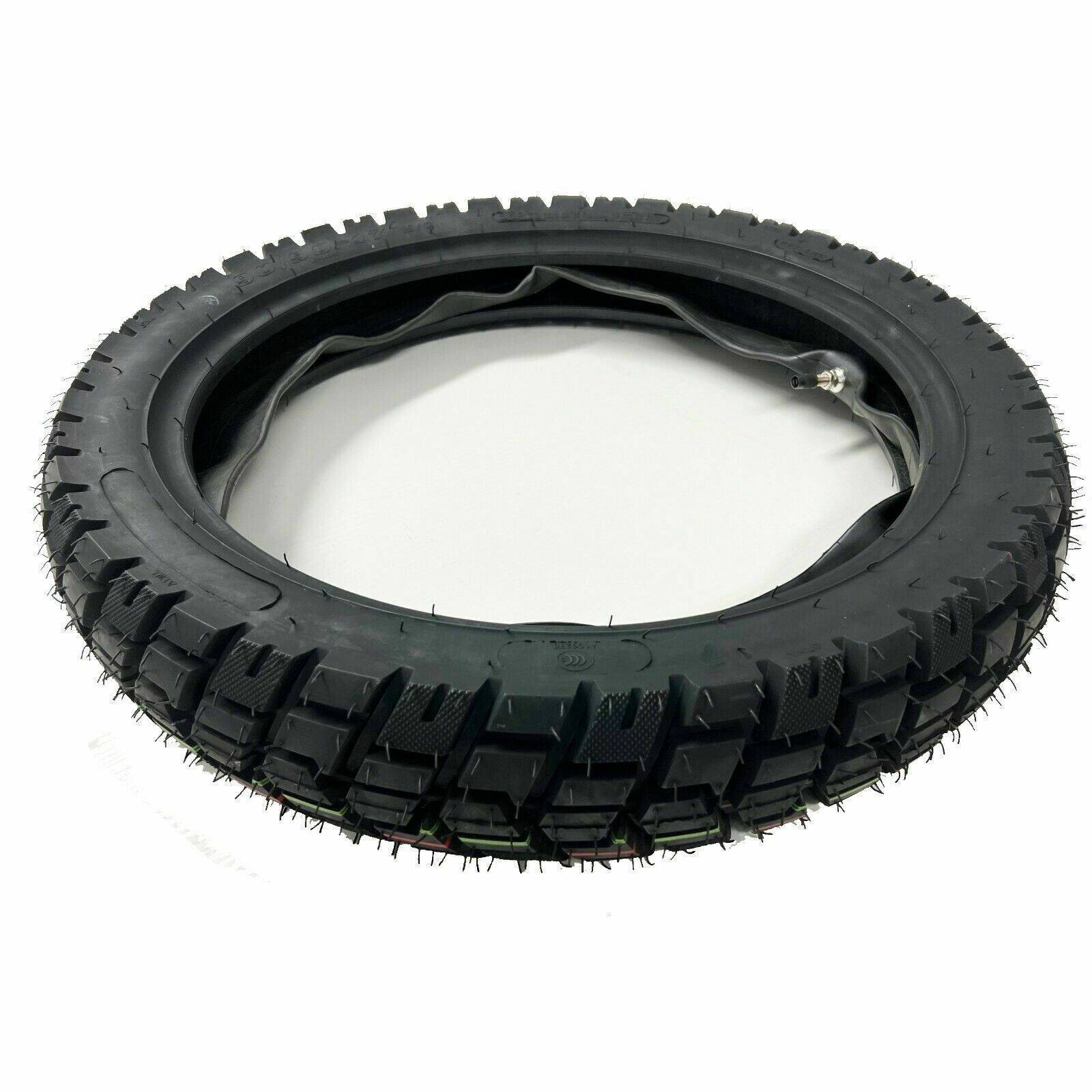 90/90-17" Tyre Tire Motorcycle Tyre with Inner Tube - TDRMOTO