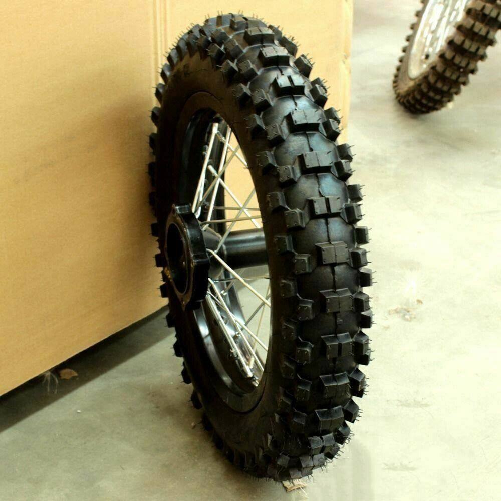 12 Inch 15mm Axle Complete Rear Wheel for 110cc 125cc 140cc Dirt Trail Pit Bikes - TDRMOTO