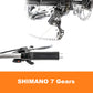 750W Fat Tyre Electric Tricycle Bafang Motor 7 Speeds Shimano Rear Rack Basket Trolley