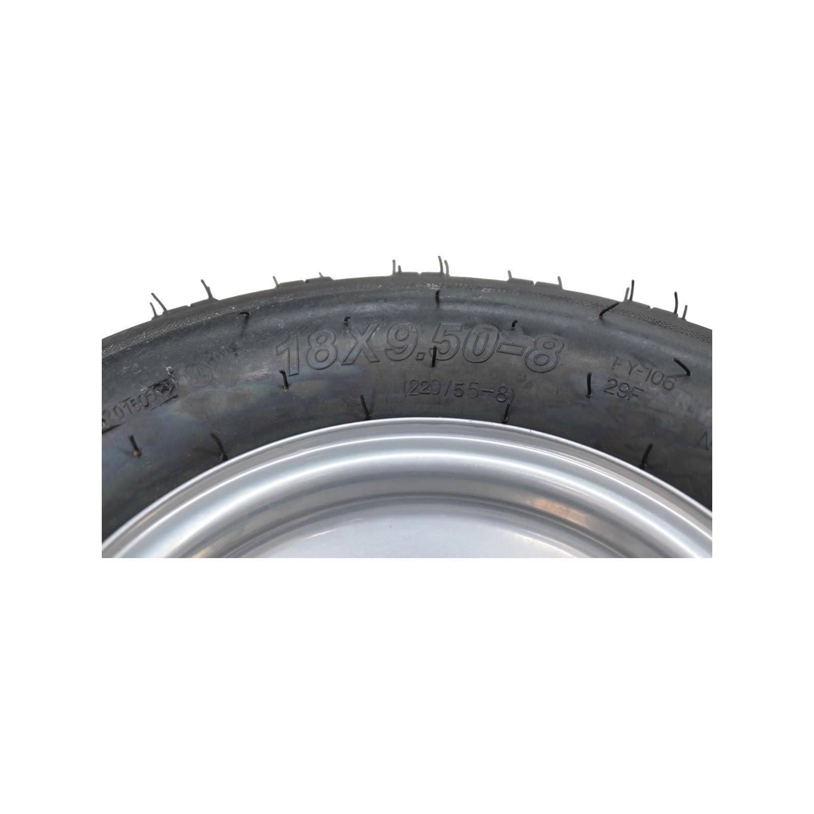 18x9.5-8" inch Rear Wheel(tubeless knobby tyre+rim) ATV Quad Buggy Ride on Mower - TDRMOTO