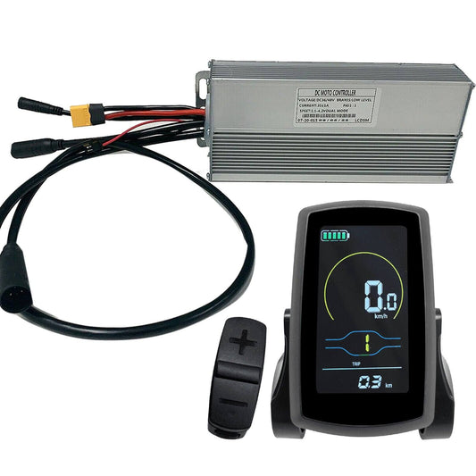 48V 35A EBIKE CONTROLLER & LCD DISPLAY KIT FOR 1000W 1500W HUB BRUSHLESS MOTOR - TDRMOTO