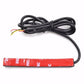 2pcs Car Motorcycle 17 LED Strip Light Tail Turn Signal Indicator Amber/White - TDRMOTO