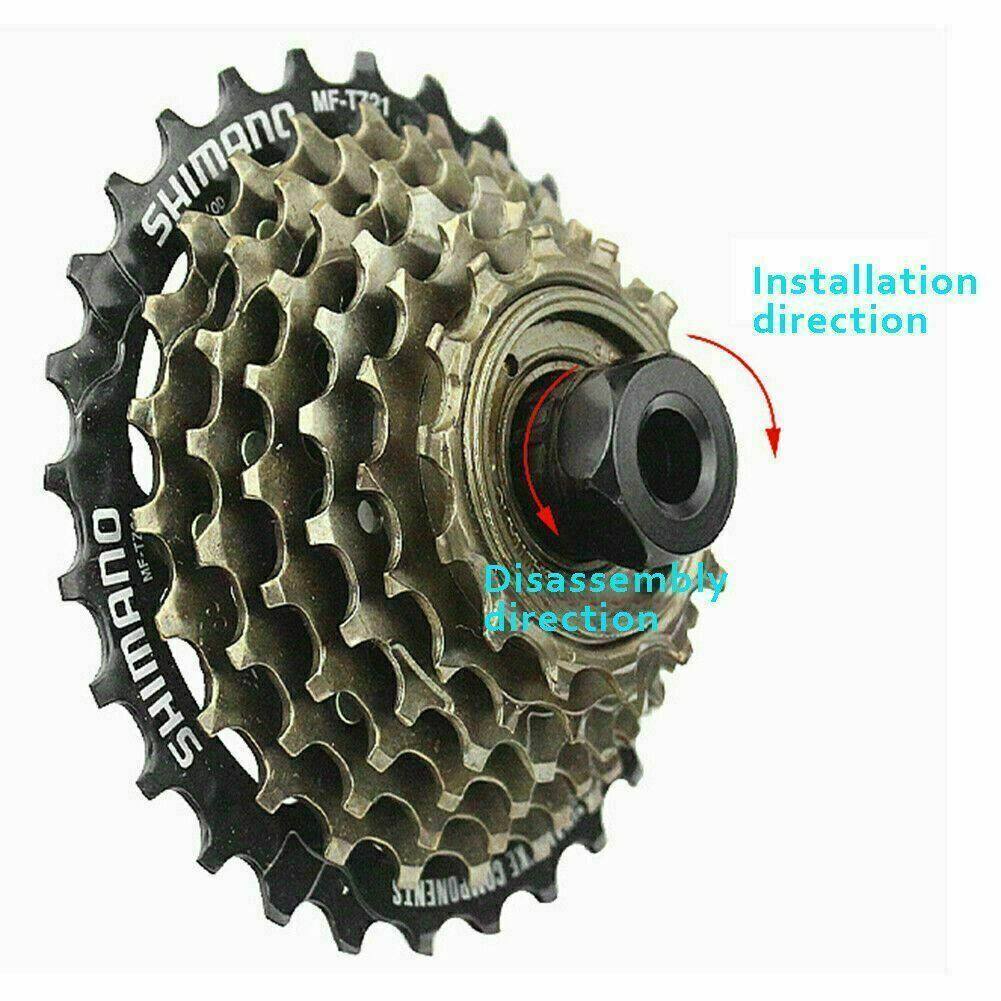 Shimano MF-TZ500 7 Speed Freewheel For Mountain Bike - Cycling Bike - Cassette Bicycle Accessories - TDRMOTO