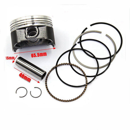 65.5mm 15mm Pin Piston Ring Kit ZHONGSHEN CG250cc Engine PIT Quad DIRT BIKE ATV - TDRMOTO