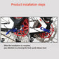 Front 112mm & Rear 148.5mm  Wheel Quick Release Skewers Axle For Mountain Bike Bicycle - TDRMOTO