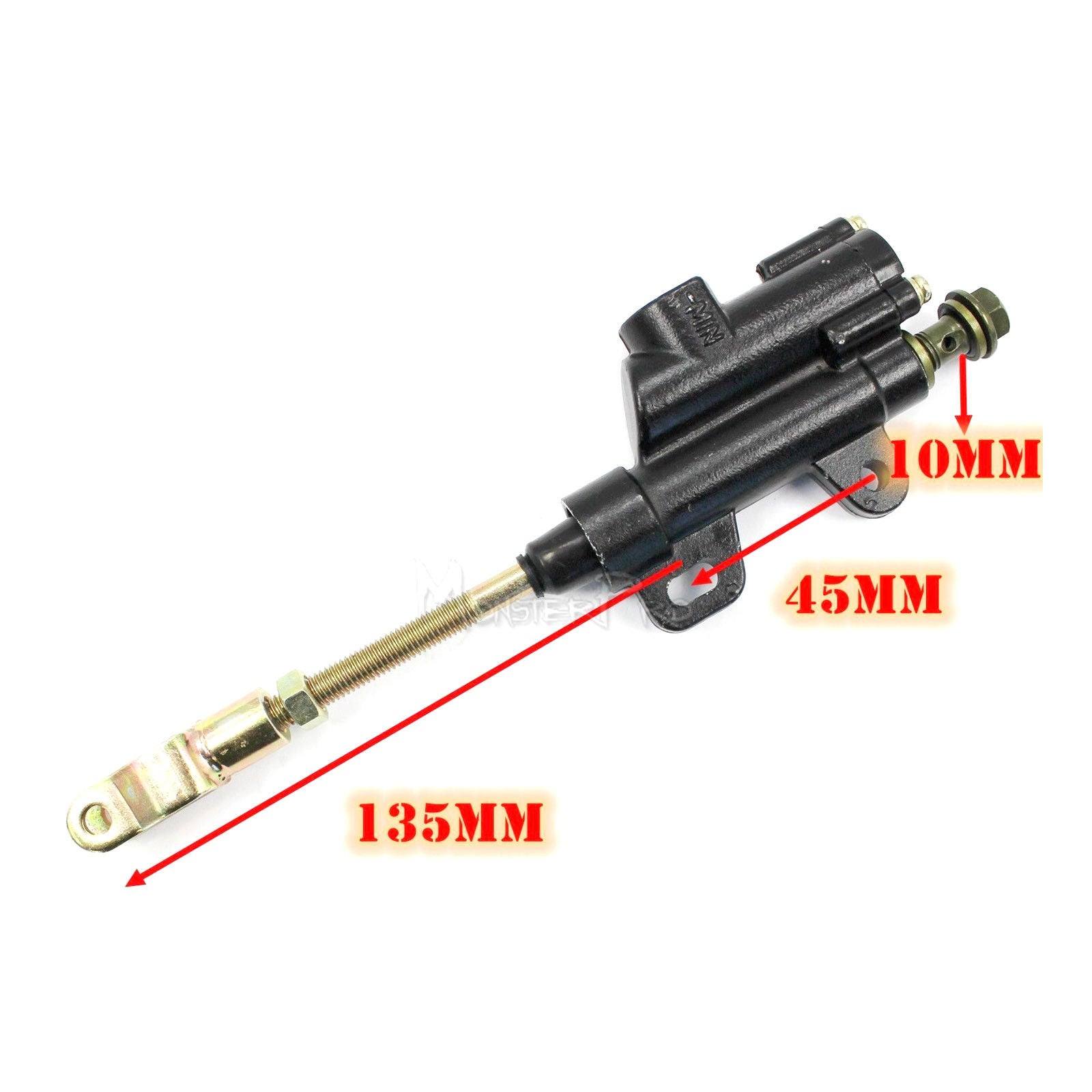 10mm Rear Brake Master Cylinder for 50/70/90/110/125/150/200cc Dirt Pit Pro Bike ATV Quad Thumpstar Atomik DHZ - TDRMOTO