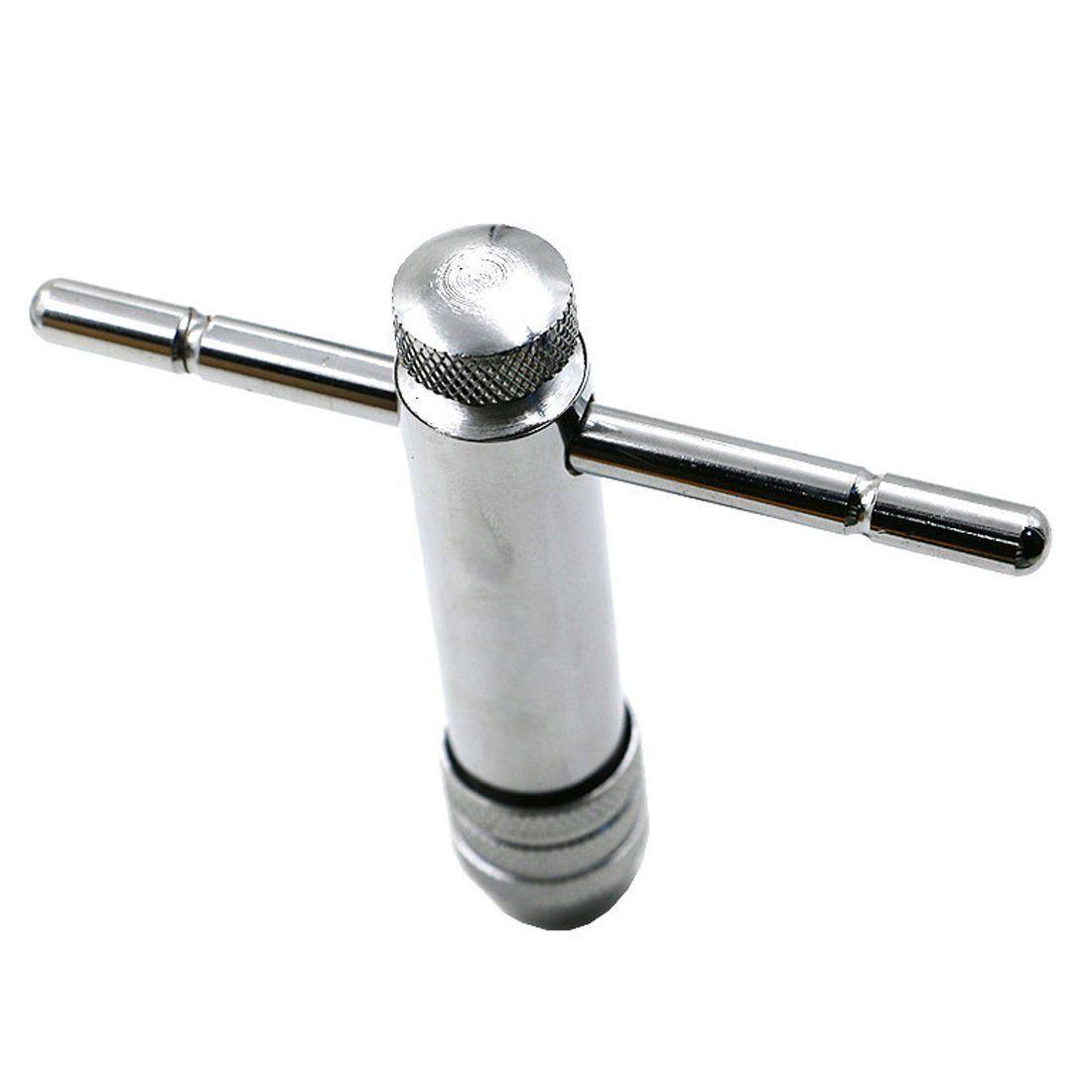 Tap And Die Reversible T Bar Handle Ratchet Wrench M5-M12 Holder set Kit - TDRMOTO