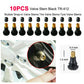 10x Car Auto TR 412 Snap In Tyre (Tire) Valve Rubber Tubeless Short Valve Stems - TDRMOTO