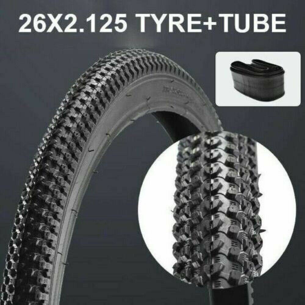 2pcs 26" x 2.125 Bicycle Mountain Bike Tyres & Tubes - TDRMOTO