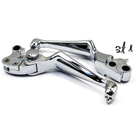 Clutch Brake Levers 96-09 Harley Davidson Heritage Softail Classic FLSTC - TDRMOTO