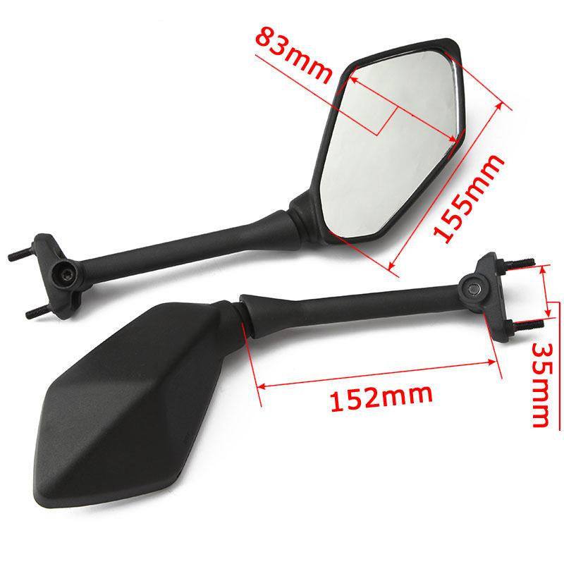 OEM Rear View Mirrors for Kawasaki Ninja 650R ER6F ER6N 400R Ninja 1000 Z1000SX - TDRMOTO
