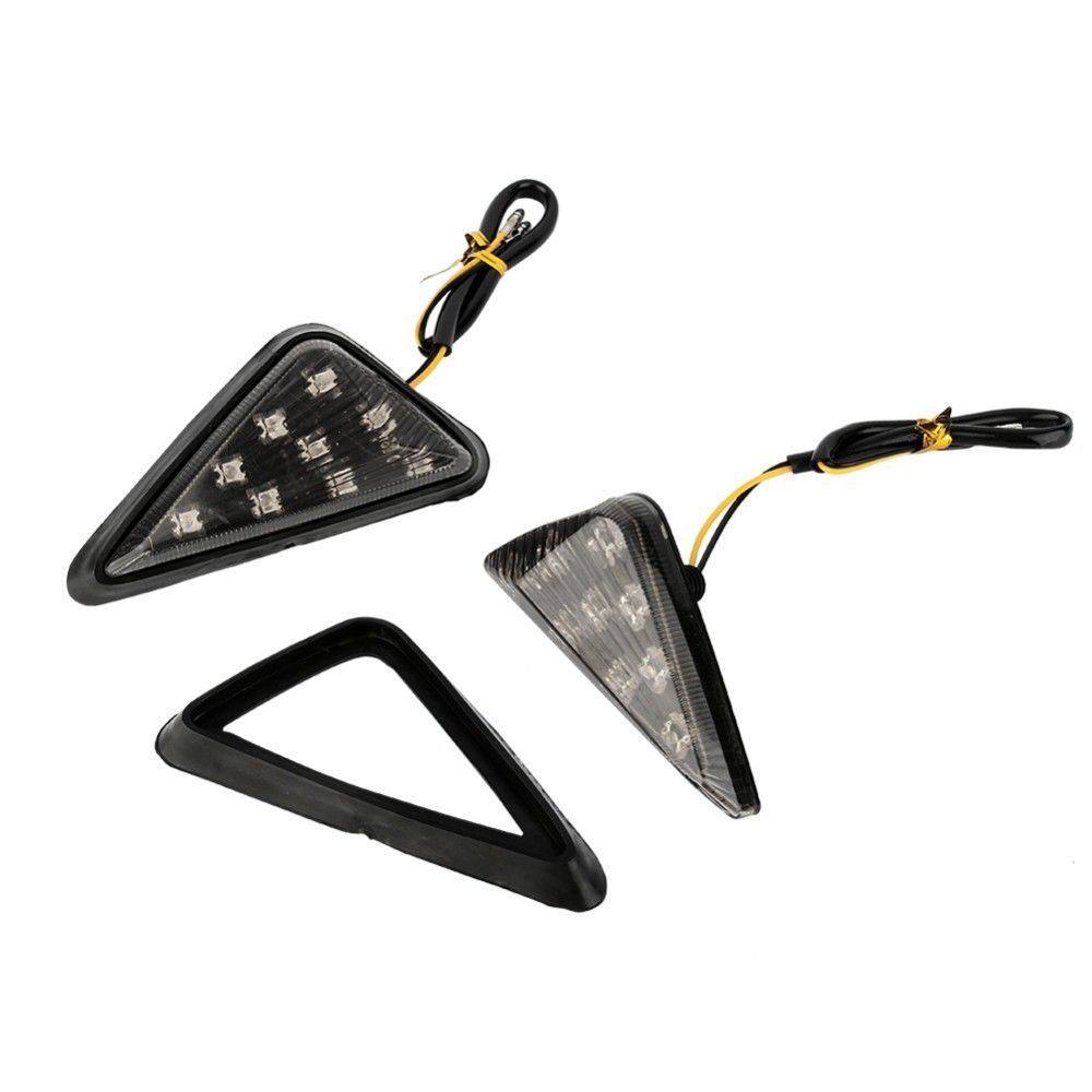 Motorcycle LED Turn Signals LED Lights Indicators Flashers For Yamaha R1 R6 R3 - TDRMOTO