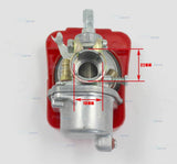 Carburetor Carby 2 Stroke 49cc 66cc 70cc 80cc Motorized Push Bike RED - TDRMOTO