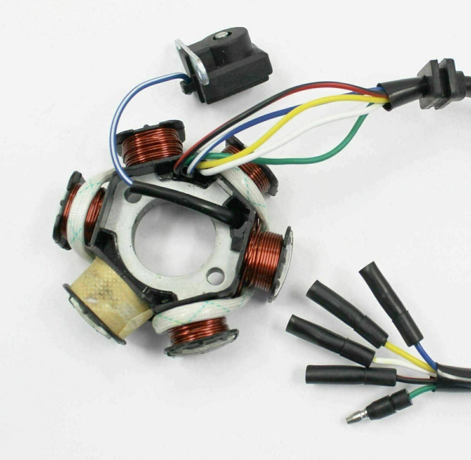 Engine Cover 6-coil Stator Magneto Stator For 50cc 70cc 110cc 125cc Engine Lifan Loncin Dirt Bikes - TDRMOTO
