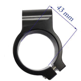 Pair Clip-On Black Handlebar 43 mm F Yamaha YZF-R6 1999 2000 2001 2002 2003 2004 - TDRMOTO