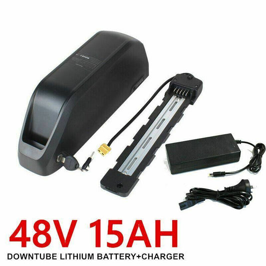 48V 15Ah Li-ion Lithium Battery Pack W/BMS for Motor 500W 750W 1000W E-bike - TDRMOTO