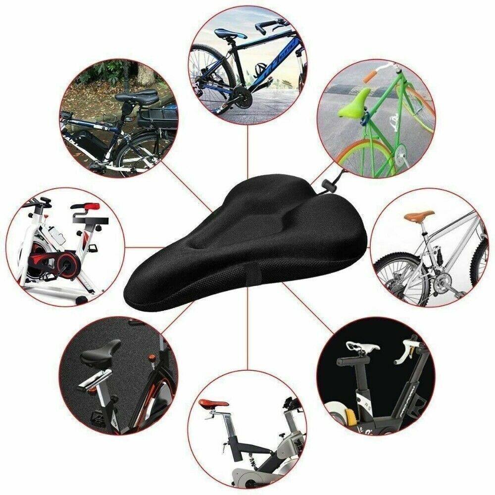 Gel Bike Seat Cover Cushion Comfortable Silica And Foam Padded Bicycle Tdrmoto