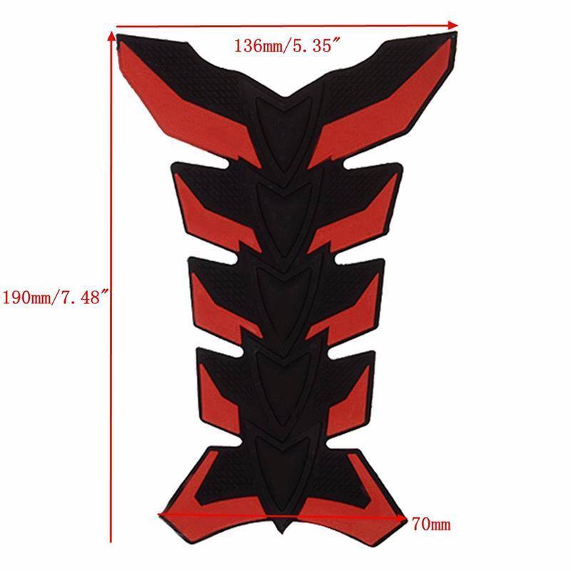 3D Rubber Motorcycle Fuel Tank Pad Protector Sticker Decal YAMAHA BMW KAWASAKI - TDRMOTO