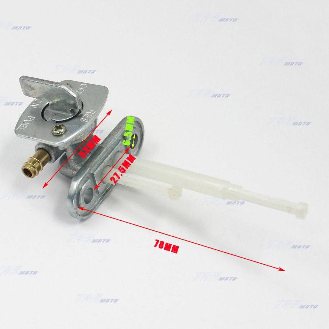Gas fuel tank switch cock tap valve petcock atv quad mx dirt pit bike motorcycle - TDRMOTO